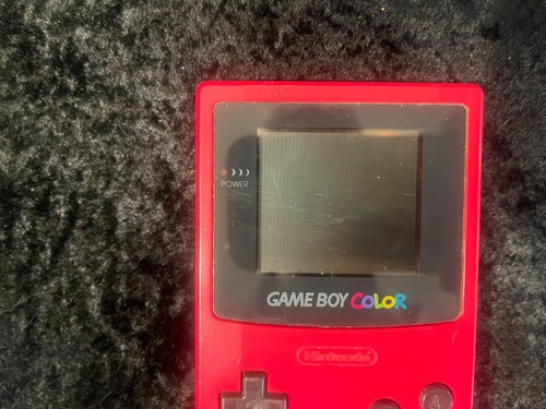 Nintendo Red Color Gameboy, works w/ issue | eBay