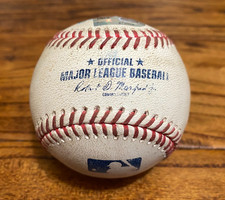 Christian Vazquez Twins Game Used Baseball 6/15/2025 v Astros Josh Hader Hit OUT