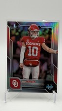 2025 Bowman Chrome John Mateer 1st Bowman Refractor #1 Oklahoma QB