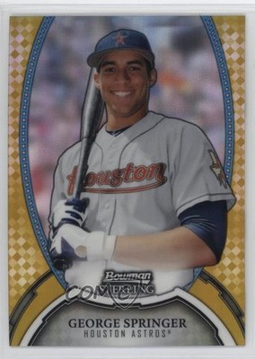 2011 Bowman Sterling MLB Future Stars Gold Refractor 11/50 George Springer yl0