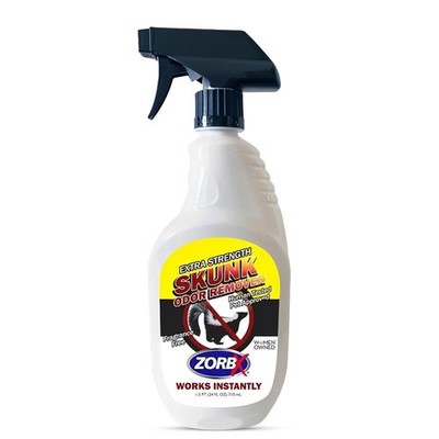 ZORBX Unscented Skunk Odor Remover Spray 24 FL Oz 24 Fl (Pack of 1), Clear