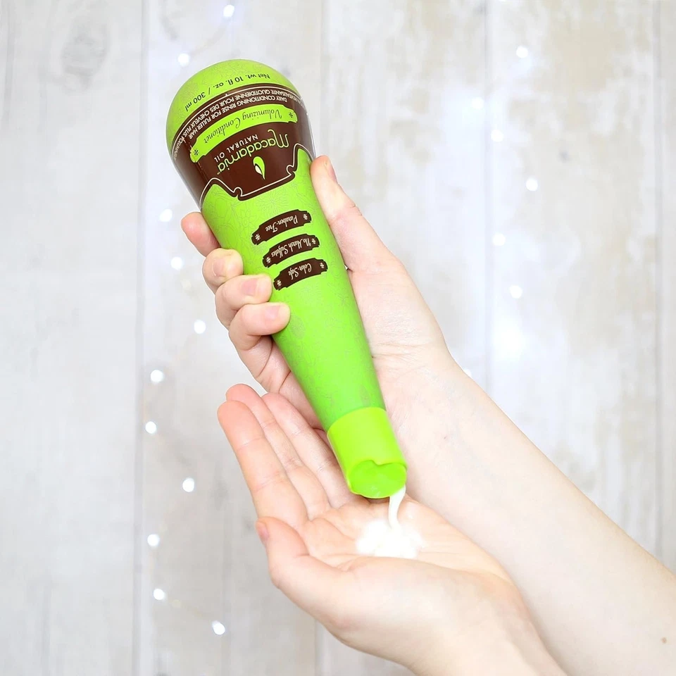 Acondicionador voluminizador de aceite natural de macadamia 300 ml volumen ligero + nutritivo Foto 3 de 4