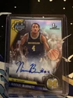 Topps 2023-24 Bowman Chrome Nimari Burnett Refractor Auto Rookie /250 Michigan