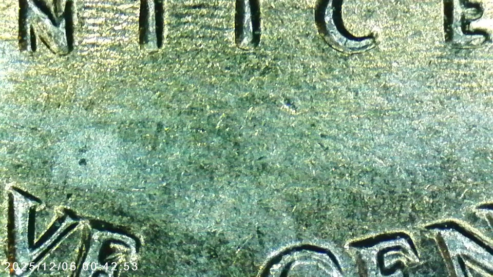 1958-D Jefferson Nickel 5C D/D Mint Error RPM From Uncirculated Roll #03 - Image 3 of 4