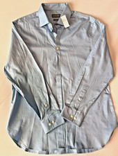 Michael Kors Men's Slim Fit Dress Shirt - Blue Stone - Size 16.5 34/35 - NWT