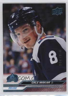 2023-24 Upper Deck Series 2 Deluxe 204/250 Cale Makar #295 1q7q