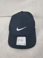 NIKE LEGACY 91 BLACK WHITE DRI-FIT STRAPBACK HAT CAP YOUTH KIDS NEW 