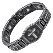 iHeartDogs Hero Company Magnetic Bracelet for Men 'For The Fallen' Arlington...