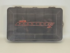 Vintage Plano Phantom Jr. 3516 Tackle Box Organizer Smoke Gray