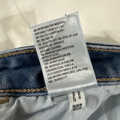 American Eagle Women’s Jeans Size 6 Long Blue Denim Next Level Stretch Skinny - Bild 9 von 18