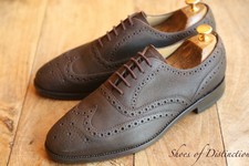 Scarpe Oxford Loake marroni in camoscio grezzo da uomo UK 8,5 US 9,5 EU 42,5