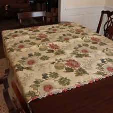 Custom Made Designer Fabric Square Tablecloth Gorgeous This was custom made f