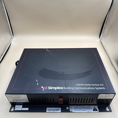Simplex Building Communications Systems 5160- 9010 Media Interface Unit