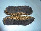 IZZY Flat Spotted Leopard Animal Print Size 9 Round Toe Tan Knit  Size 5 — photo 8