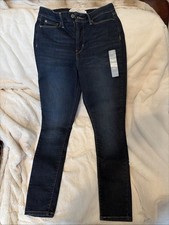 Signature by Levi Strauss High Rise Skinny Jeans, Women's Size 29 L 30