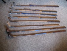 Hickory Shaft Golf Set. Set of 8 .