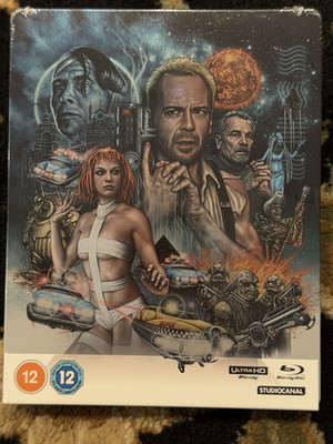 THE FIFTH ELEMENT 4K UHD Blu-ray Steelbook UK     Luc Besson RARE    