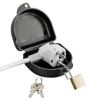 HAGGIY Steckersafe Steckerbox Steckerschloss Stecker Schutzkapsel Kapsel Kabel box