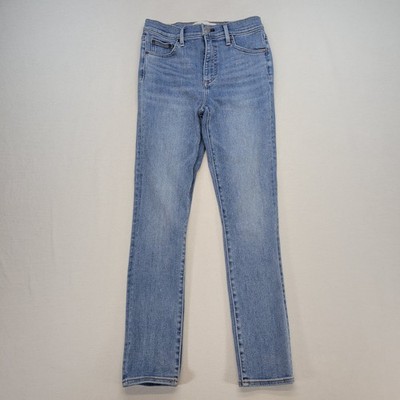 Denim Forum Aritzia Jeans Womens 28 Long Lola Mid Rise Skinny Light Wash Denim