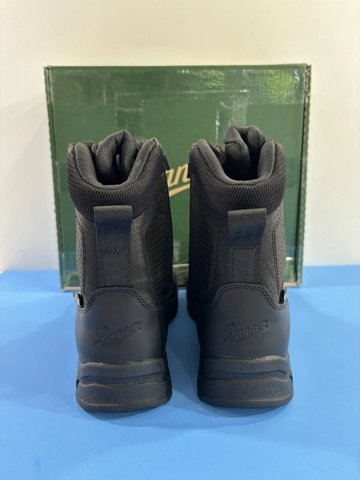 11.5 EE NIB DANNER MENS LOOKOUT SIDE-ZIP 8" WATERPROOF BOOTS 23824 BLACK - Image 3 of 4