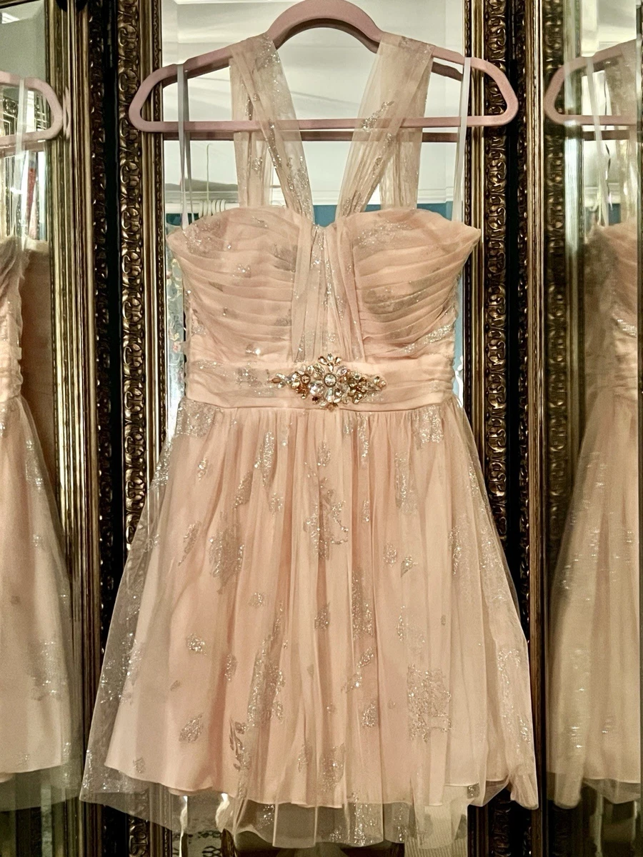 blue dress for baby girl Kennedy Blue Keaton Junior Bridesmaid Dress Blush main image 0