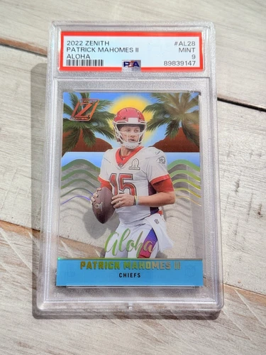 2022 Zenith Patrick Mahomes “Aloha” SSP Case Hit #AL28 PSA 9🌴Awesome Card!🌴