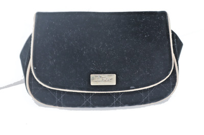 CHRISTIAN DIOR TASCHE POCHETTE DAMEN SHOULDER BAG ITALY CASUAL VINTAGE SAMT
