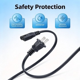AC Power Cord For SEGA MK-80000 MK-80000A Segasaturn Saturn Console System NTSC