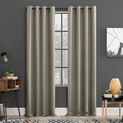 Soho 2-pack Blackout Energy Efficient Grommet Curtain Panel Pair, 54'' x 120'',...