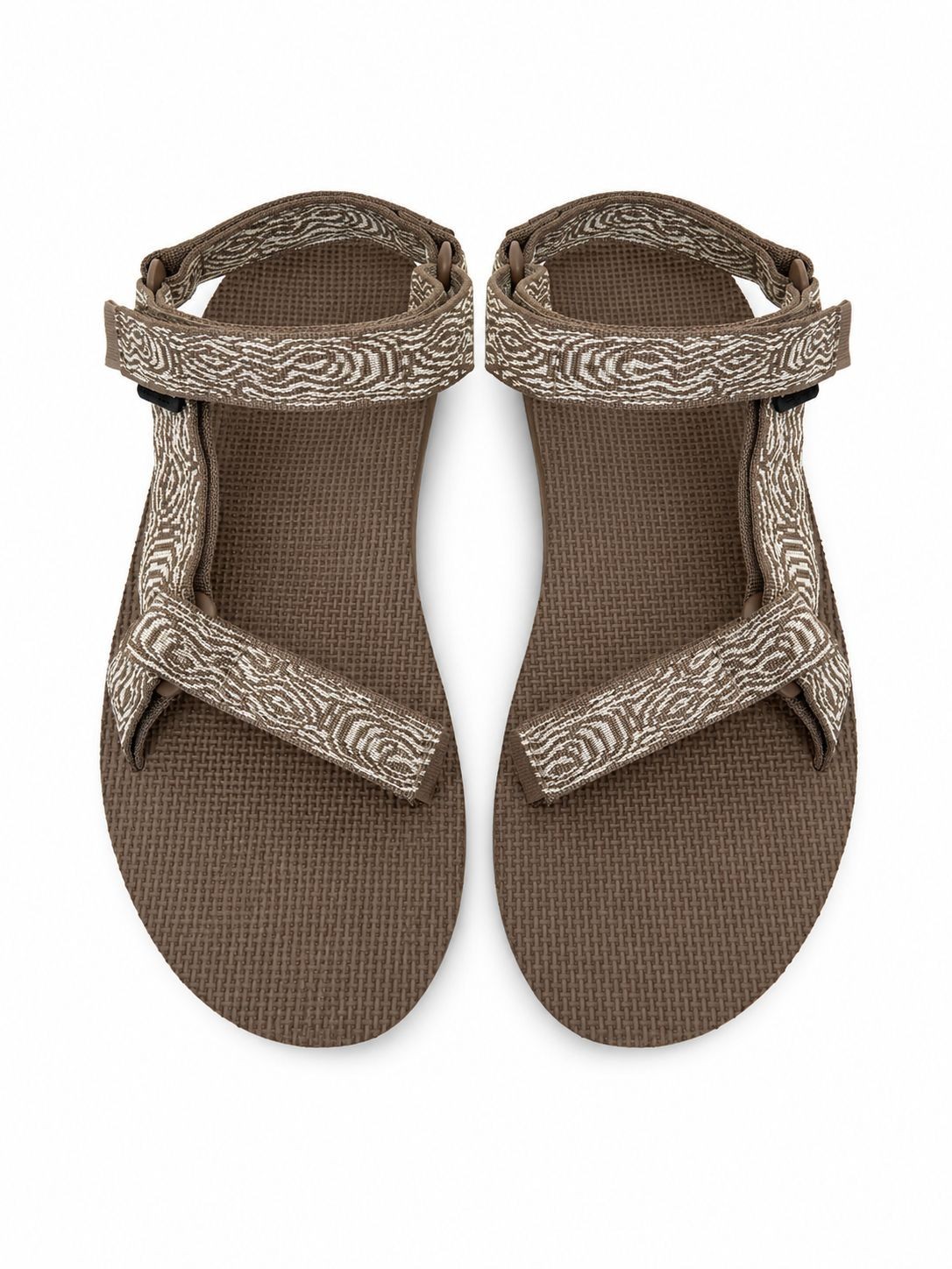 Teva Universal Sandals Women Brown Tan Wovem Strap Size 10