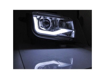 faróis de led para Chevrolet Camaro 2009-2013 tubo de luz cromado - Imagem 2 de 4