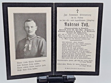 Sterbebild Andreas Lutz 12. Bay. Inf.Rgt. Verdun Douaumont EK2 25.5.1916