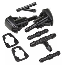 2PCS Windshield Washer Wiper Water Spray Nozzle for Chrysler 300C Jeep Dodge Ram