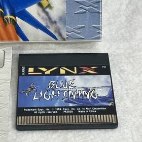 Blue Lightning Atari Lynx Complete With Manual And Box