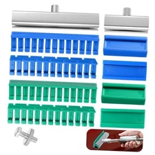  10 Pcs Adhesive Green Blue Glue Tabs Tools Kits for Car Paintless Dent Repair 