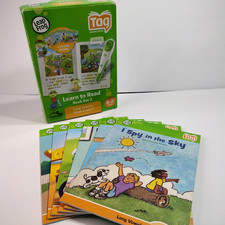 Leap Frog Tag Learn to Read Books 6-ct Set 2 Long Vowels Silent E Y 4-7 Years