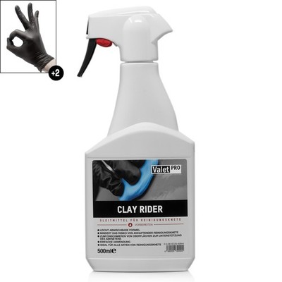 Auto Lack Gleitmittel Sprüh Flasche ValetPRO CLAY RIDER 500 ml