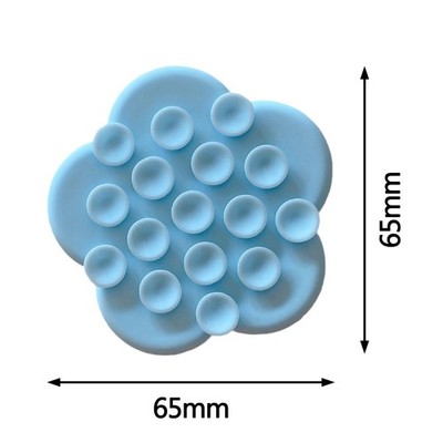 Functional User Friendly 4PCS Cartoon Flower Telescopic Suction Cup Phone Stands