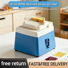 4200RPM Stained Glass Grinder, 110V Mini Glass Grinder Machine, Low Noise