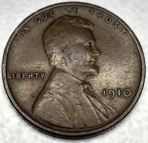 1910 P Lincoln Wheat Cent Penny Fine Condition "Actual Coin Pictured" - 0333