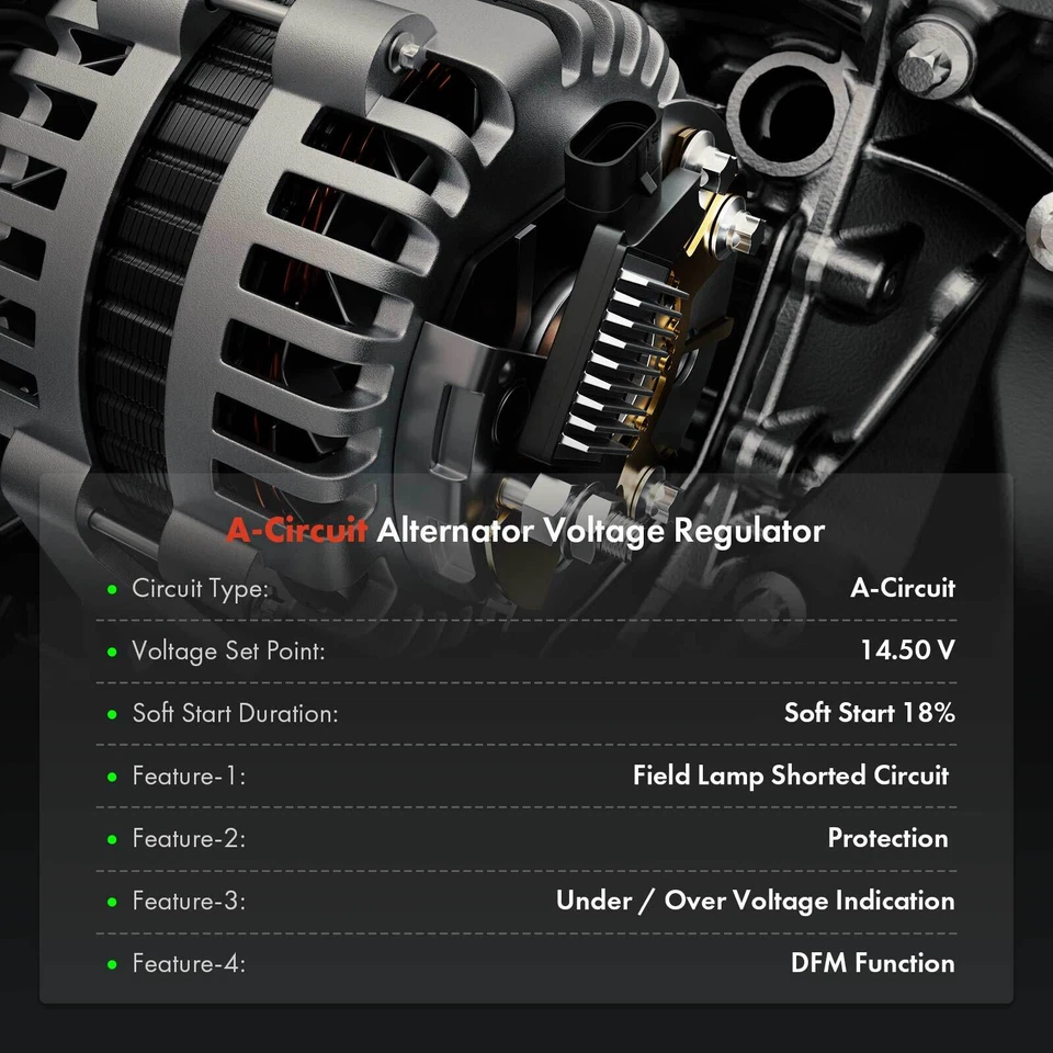 Regulador de alternador 14,5 volts para Honda Fit 2007 2008 2009 L4 1.5L 31150RSH004 - Imagem 2 de 4