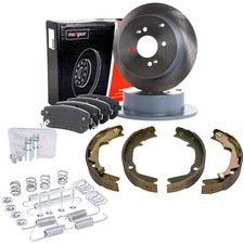 MAXGEAR Bremsscheiben 262mm Beläge Bremsbacken Rep-Satz Hinten für HYUNDAI i20