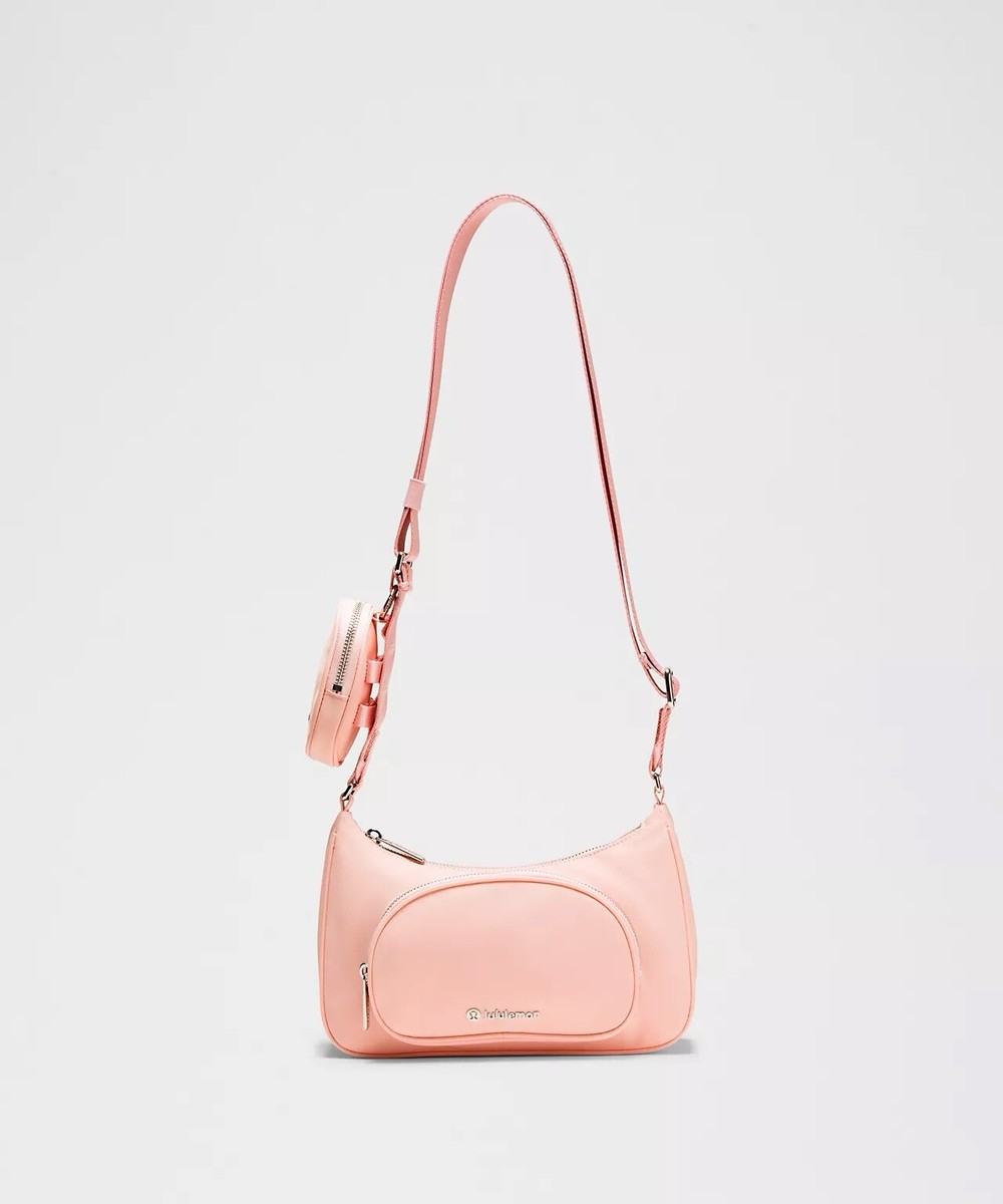 lululemon bag with pouch Lululemon Crossbody Bag with Nano Pouch 2L - Flush Pink Pink Bag NWT