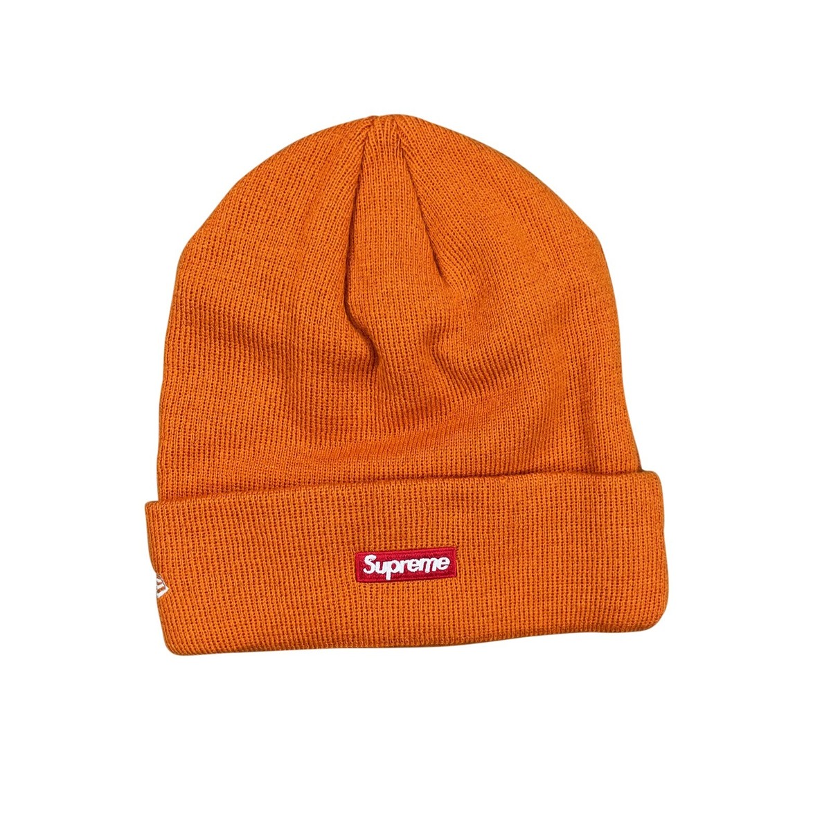 帽子 Supreme New Era S Logo Beanie Orange Supreme New Era S Logo Beanie (FW24) - $40