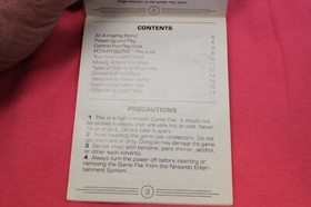 Super Glove Ball Gloveball Baseball Nintendo NES Instruction Manual Only