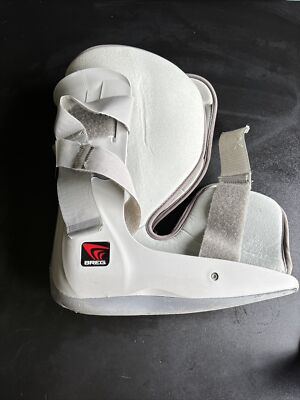 Breg Genesis Full Shell Walker boot with insert - Tall 3 Strap, Gray Size Xl