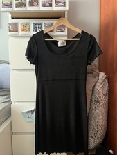 black mini dress