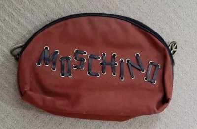 100% Original MOSCHINO Kulturbeutel Makeup Travel Home Bag Kosmetiktasch Tasche 