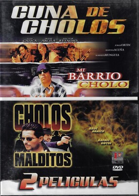 Cuna De Cholos DVD 2 Películas:Mi Barrio Cholo & Cholos Malditos | eBay