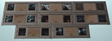 LOT OF 15 STEREO SLIDES 1950S IN METAL FRAMES FLOWERS